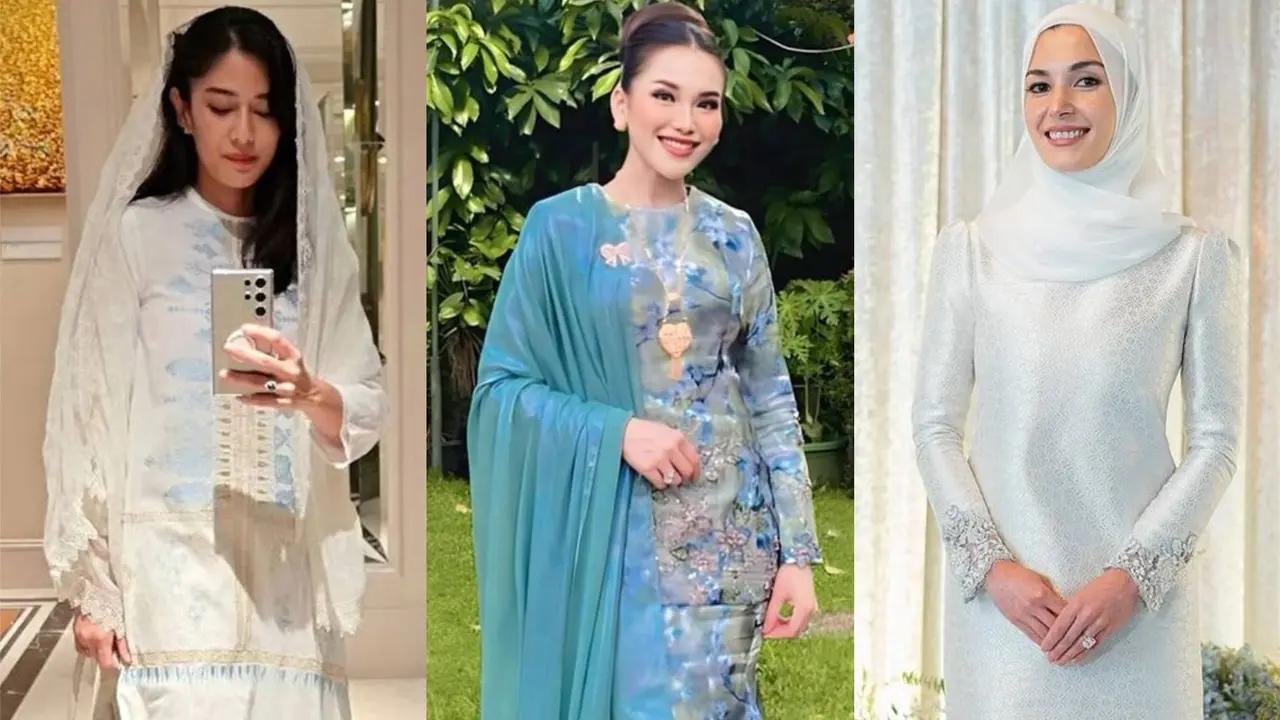 Public figure pakai baju kurung