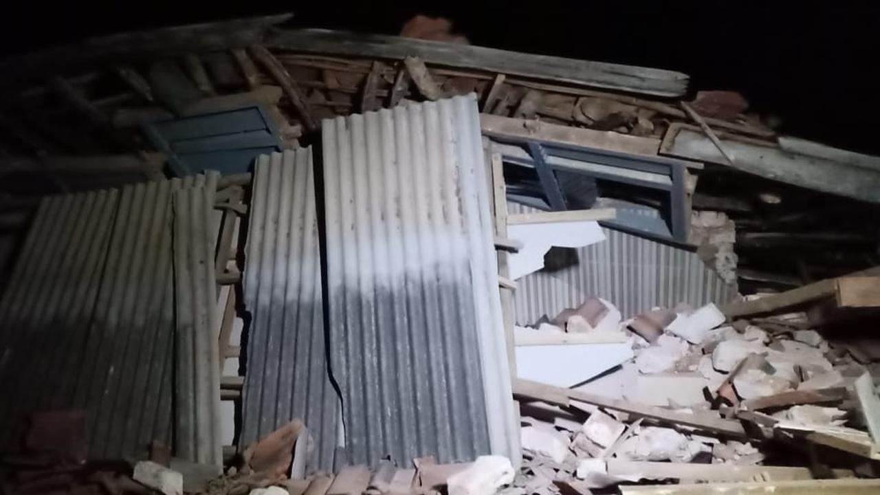 Sejumlah rumah warga rusak akibat guncangan gempa bumi (Liputan6.com/Istimewa).