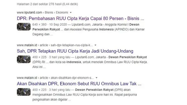 Gambar Tangkapan Layar Penelusuran Foto dengan Google Reverse Image.