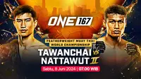 Link Live Streaming ONE 167: Tawanchai vs Nattawut II di Vidio, 8 Juni 2024. (Sumber: dok. vidio.com)