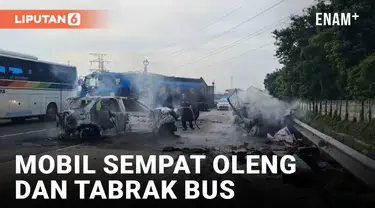 Kesaksian Supir Bus Kronologi Kecelakaan di 58 Tol Cikampek