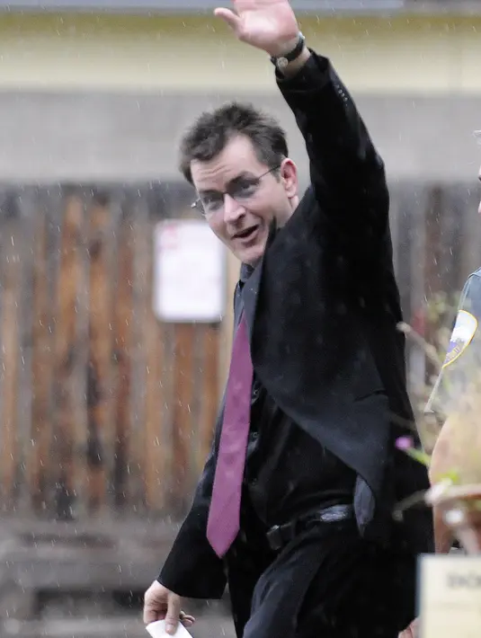 Charlie Sheen - The Goose. (Bintang/EPA)