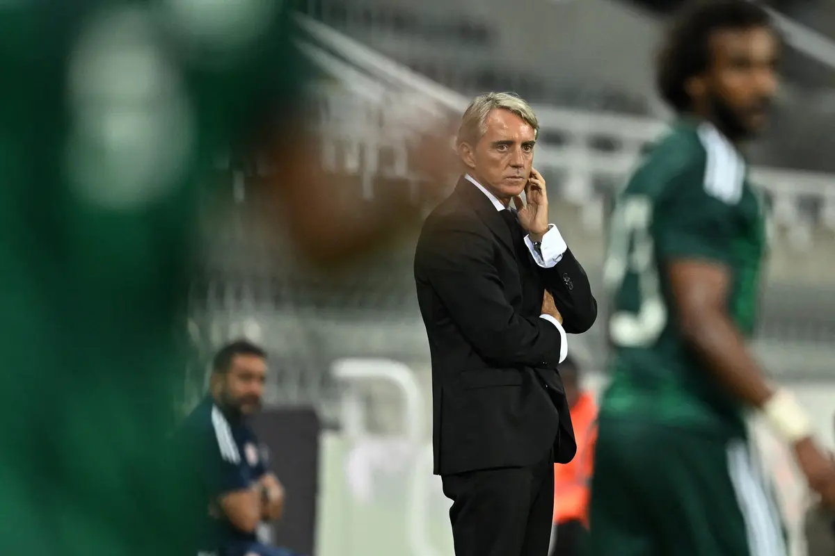 Foto: Debut Pahit Roberto Mancini Bersama Timnas Arab Saudi, Kalah 1-3 oleh Kosta Rika