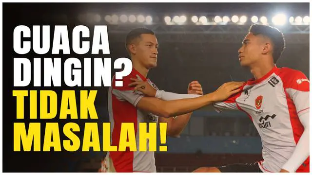 VIDEO: Cuaca Dingin, Tak jadi Masalah untuk Timnas Indonesia Berlatih Jelang Laga Kontra China