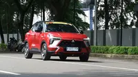 Test drive Mitsubishi XForce Ultimate Diamond Sense di GJAW 2024. (ist)