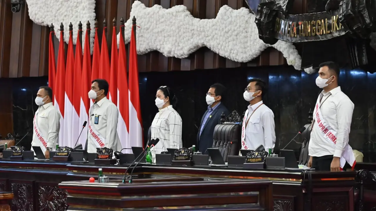 Puan Maharani mengecek persiapan sidang tahunan 2021