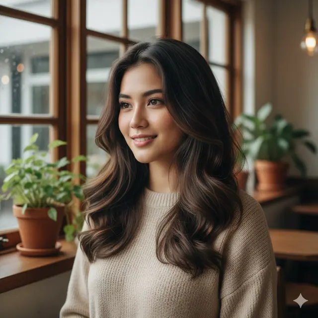 8 Model Rambut Panjang Layer untuk Rambut Bergelombang, Bikin Volume Alami dan Tampilan Lebih Modern
