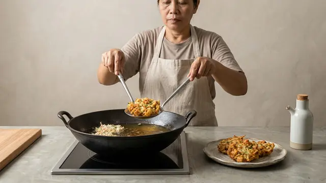 ilustrasi resep bakwan oncom