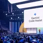 Google Cloud memperkenalkan Gemini Code Assist saat event Google Cloud Next 2024 (Dok: Google)