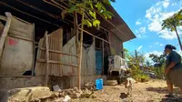 Foto: Bekas kandang ayam yang dihuni pasangan suami istri di Kota Kupang NTT (Liputan6.com/Ola Keda)