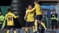 Ole Romeny merayakan golnya bersama Oxford United di Championship 2024/2025 (c) Ofisial website Oxford United
