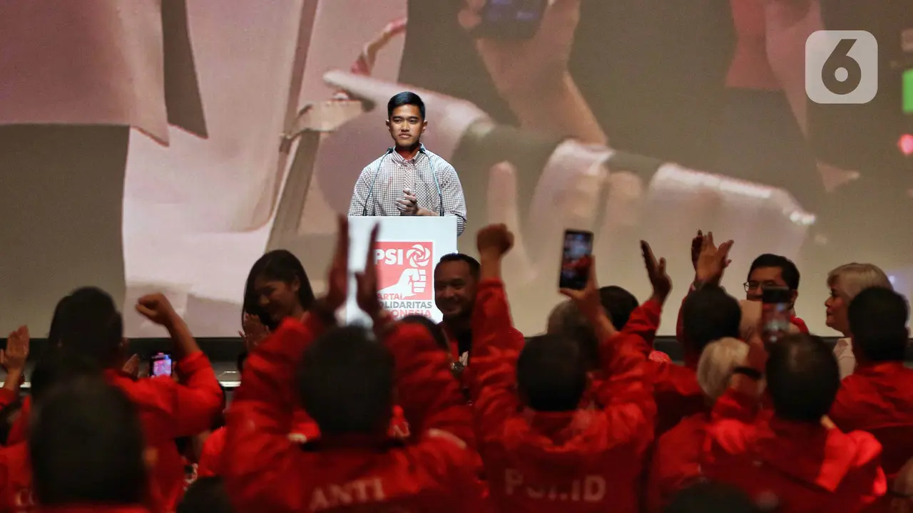 Kaesang Pangarep Beri Pidato Politik