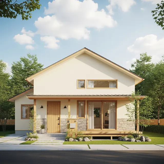 Model Cat Depan Rumah Minimalis (Image by Gemini AI)