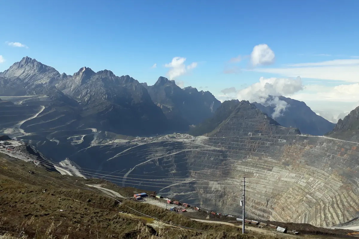 Tambang Grasberg PT Freeport Indonesia. Foto: Liputan6.com/Ilyas Istianur P