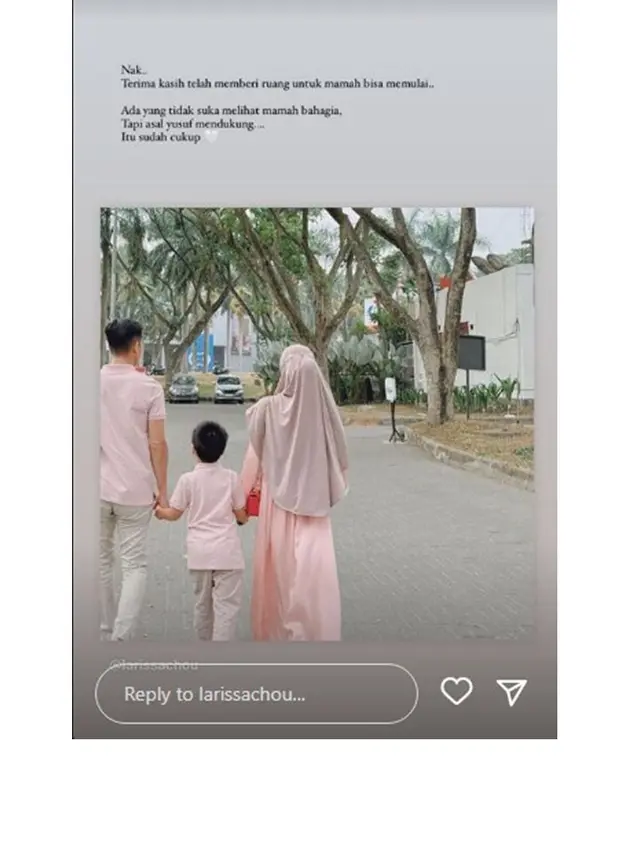 7 Potret Larissa Chou yang Mulai Go Public, Kenalkan Pasangan ke Anak