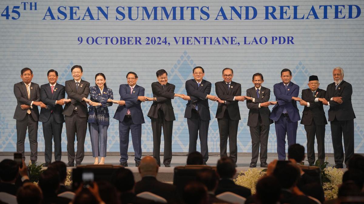 Wapres Ma'ruf Amin Bersama Para Petinggi Negara Hadiri KTT ASEAN Laos