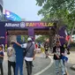 Formula E Jakarta 2023 menyediakan booth khusus untuk mengisi ulang air minum selama di fan village. (Liputan6.com/Melinda Indrasari)