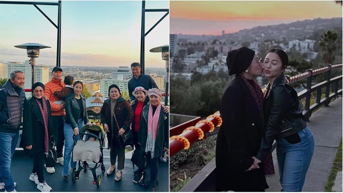 6 Potret Ultah Ibu Nikita Willy di Amerika, Rayakan dengan Makan Bersama Keluarga