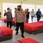 Ruang isolasi mandiri untuk warga terdampak Covid-19 di asrama haji Riau. (Liputan6.com/M Syukur)