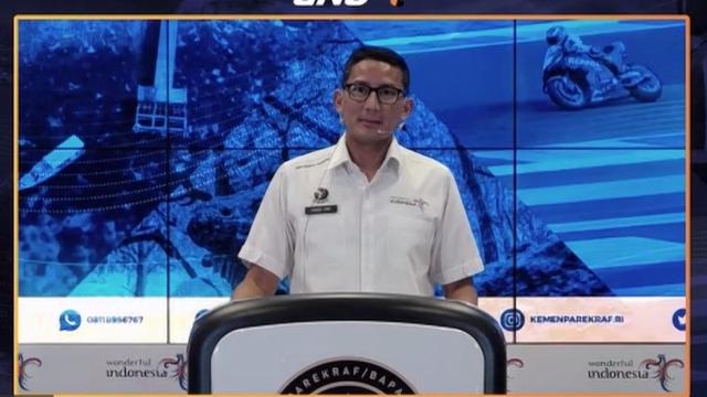 Menparekraf) Sandiaga Uno dalam The Weekly Brief with Sandi Uno, Senin, 4 Desember 2023
