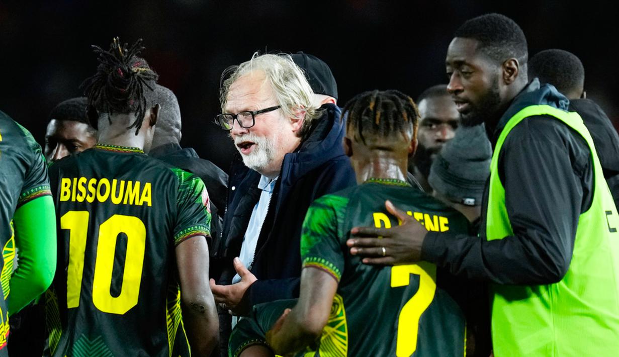 Di babak perempat final, Mali akan menghadapi lawan berat, juara Afcon 2021 Senegal, di Tangier pada Jumat. (AP Photo/Themba Hadebe)