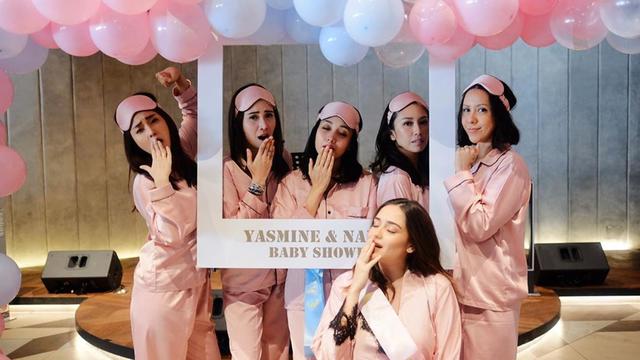 6 Momen Baby Shower Nabila Syakieb dan Yasmine Wildblood, Bertema Pajamas Party