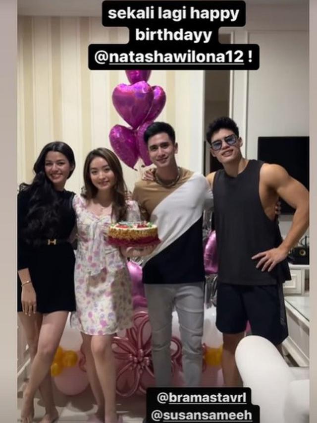 Dapat Kejutan dari Verrell Bramasta, Ini 7 Momen Ulang Tahun Natasha Wilona
