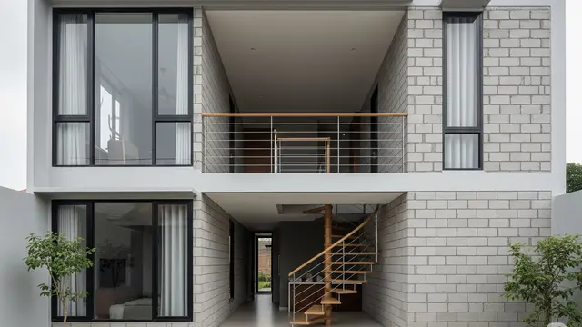 Rumah Hebel 2 Lantai dengan Loft