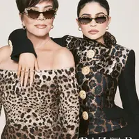 Kylie Jenner, Kris Jenner, dan Stormi. (Foto: Dok. Arabian Harper's Bazaar)