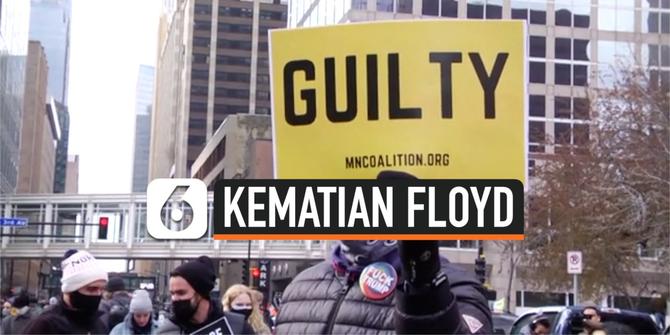 VIDEO: Divonis Bersalah, Pembunuh George Floyd Akan Dipenjara 12,5 Tahun