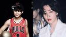 <p>Jimin debut besama BTS pada tahun 13 tahun, ketika itu ia nampak memiliki wajah yang chubby. 10 tahun berkarier, kini pria asal Busan semakin glowing dan dewasa dengan wajahnya sekarang. credit. Instagram/j.m</p>