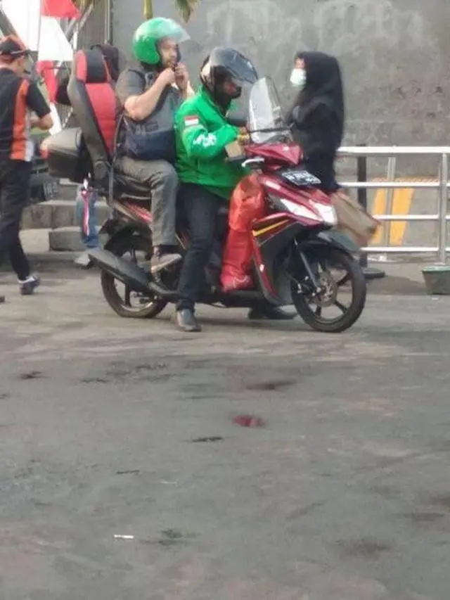 Kumpulan Potret Inovasi Ojek Online yang Bikin Penumpangnya Semakin Nyaman (ist)