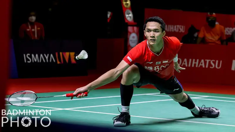 Foto: Ginting dan Gregoria Tumbang, Jonatan Christie Susah Payah Melaju ke Babak Kedua Indonesia Masters 2021