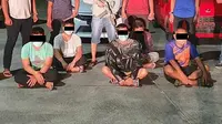 Komplotan pencuri kendaraan bermotor lintas daerah di Sulut yang ditangkap polisi.