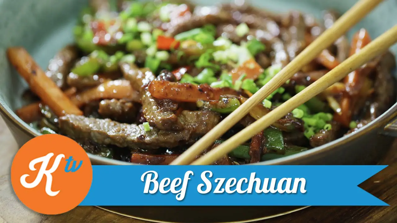 beef szechuan ala chinese food restaurant 