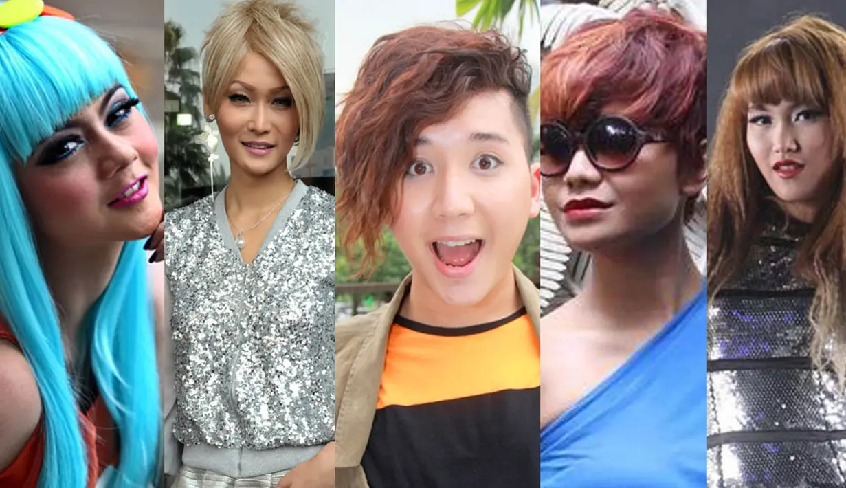 Gaya 5 selebriti ini sedikit terinspirasi dari selebriti luar negeri. Siapa saja mereka? (Istimewa)