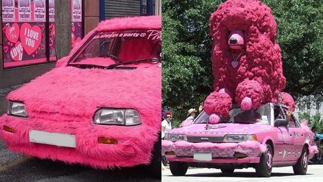 Kumpulan Potret Modifikasi Mobil Bertema Pink, Cocok untuk Kejutan Istri?