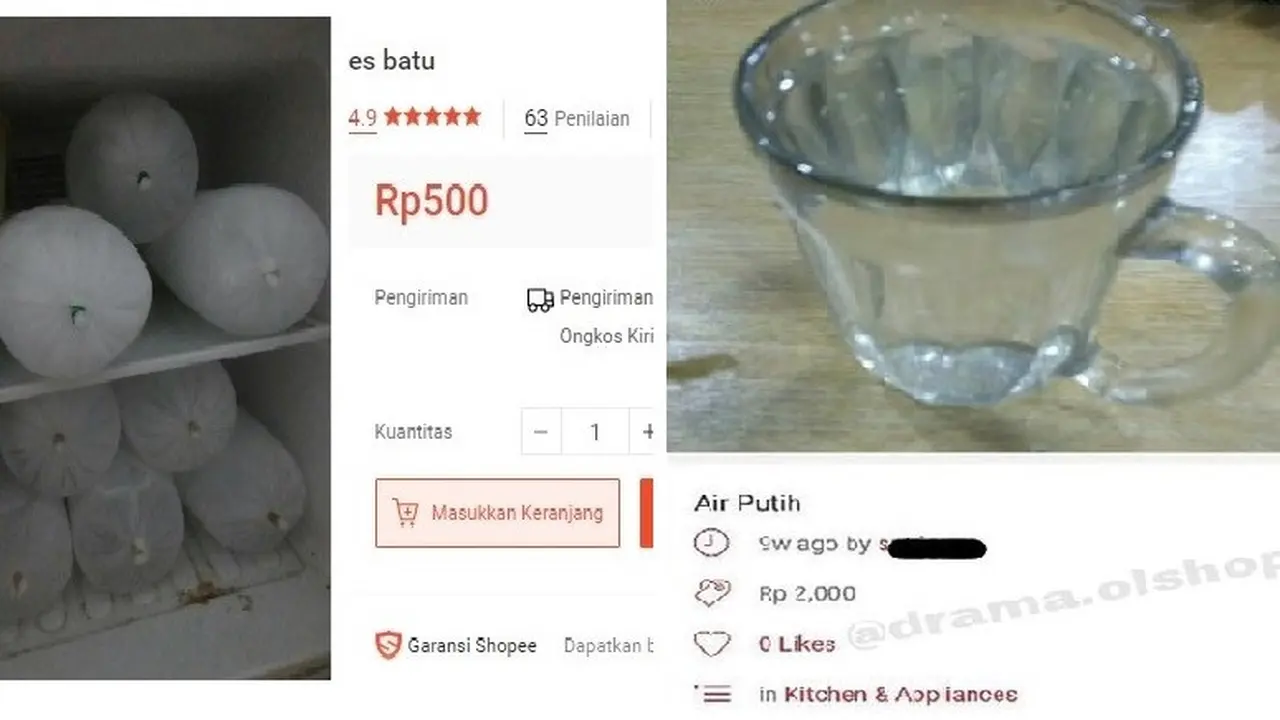 benda absurd di online shop