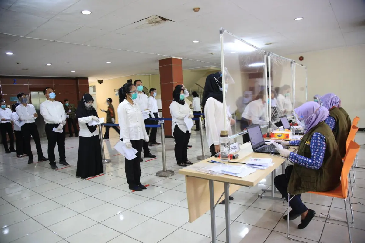 Pemkot Tangerang gelar tes SKB CPNS. (Pramita/Liputan6.com)