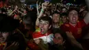 Spanyol menjadi juara Euro 2024 usai mengalahkan Inggris dengan skor 2-1. (Pierre-Philippe MARCOU/AFP)