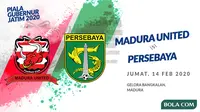 Piala Gubernur Jatim 2020: Madura United vs Persebaya Surabaya. (Bola.com/Dody Iryawan)