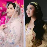 Lihat di sini beberapa potret wajah super glowing dari selebgram Clarissa Putri di momen Pengajian dan Sungkeman jelang pernikahannya.