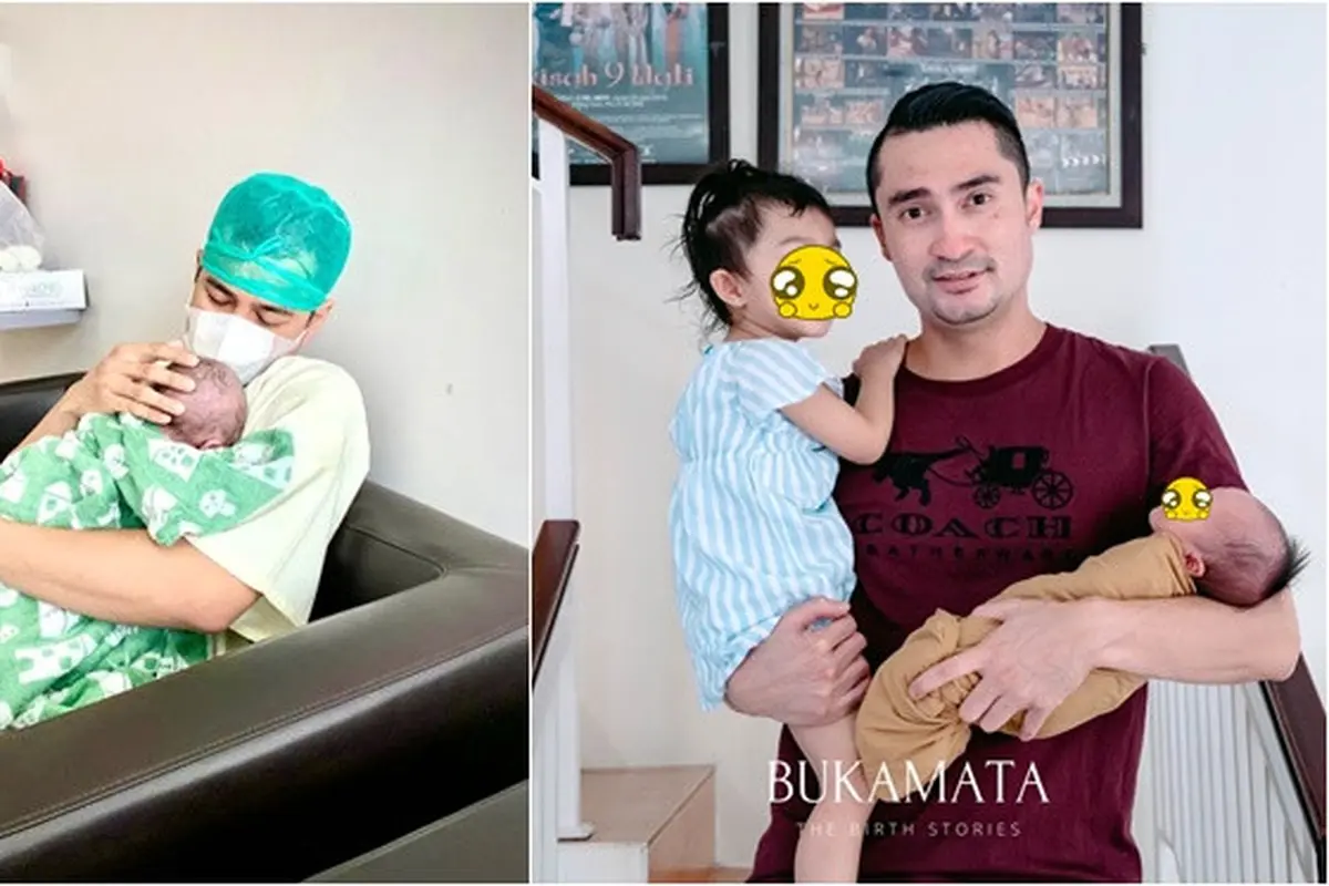 Jadi Ayah Dua Anak Tahun 2021, Ini Potret 6 Seleb Pria Saat Momong Buah Hatinya