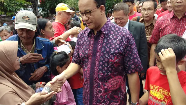Gubernur DKI Jakarta Anies Baswedan Saat Menyambangi Wihara Dharma Bakti. (Foto: Liputan6.com/Ady Anugrahadi)