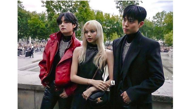 10 Potret Lisa Blackpink, V BTS dan Park Bo Gum saat Hadiri Event Celine, Jadi Sorotan