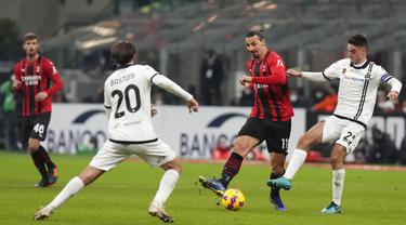 FOTO: AC Milan Dipermalukan Spezia di San Siro