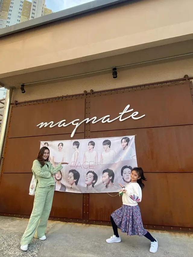 Ayu Ting Ting liburan ke Korea bareng Bilqis (FOTO: instagram ayutingting92)
