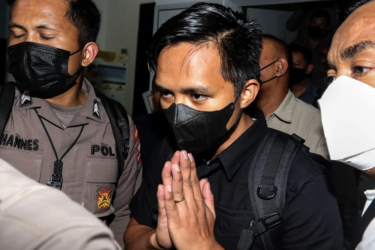 Penampakan Bharada E Tinggalkan Komnas HAM