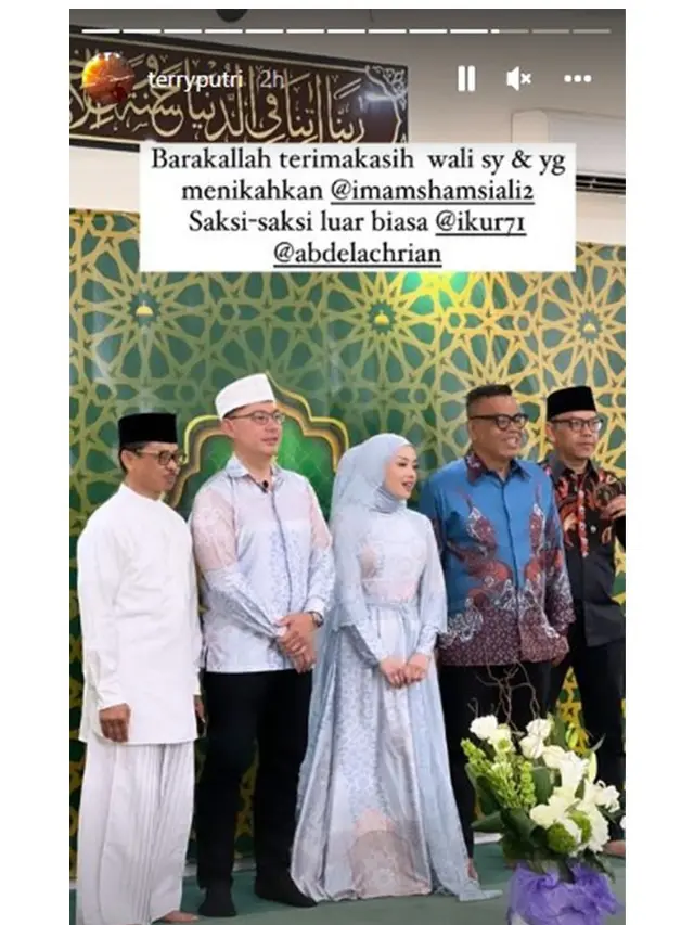 Lepas Status Janda, Ini 8 Momen Pernikahan Terry Putri dan Derly Darmawan di New York