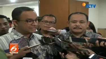 kedatanganya Anies Baswedan ke DPRD DKI ini merupakan yang pertama kali jelang pelantikan 16 Oktober mendatang.